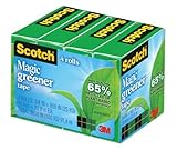 Scotch Magic Greener Tape - 25 yards - Pack of 4