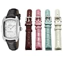 Invicta Women's 5168 Baby Lupah Collection Mother-of-Pearl Dial Shiny Leather Interchangeable Watch Set