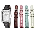 Invicta Women's 5168 Baby Lupah Collection Mother-of-Pearl Dial Shiny Leather Interchangeable Watch Set