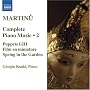 Martinu: Complete Piano Music, Vol. 2
