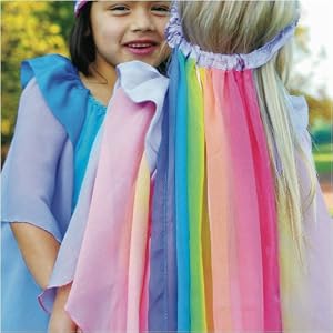 Silk Veil (Rainbow/Lavender) by Sarah's Silks