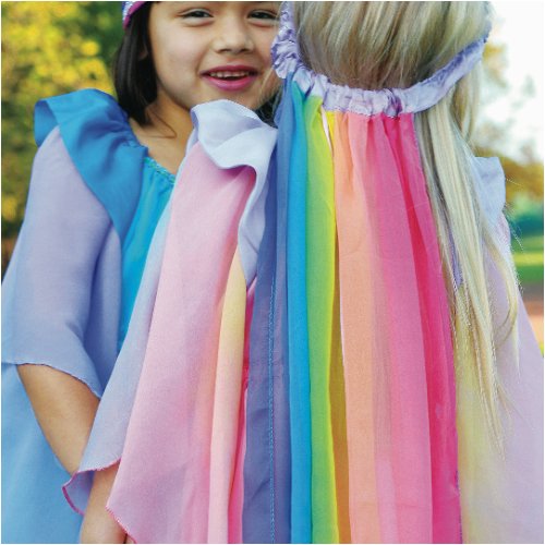 Silk Veil (Rainbow/Lavender) by Sarah's Silks