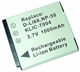 Energizer FLNP50 Digital Camera Battery Equivalent to Fuji NP-50, Pentax D-Li68, Kodak KLIC-7004 Battery