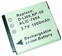 Energizer FLNP50 Digital Camera Battery Equivalent to Fuji NP-50, Pentax D-Li68, Kodak KLIC-7004 Battery