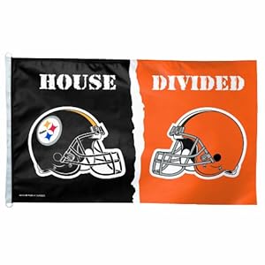 Amazon.com : NFL Pittsburgh Steelers vs. Cleveland Browns 3/5-Foot Flag