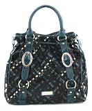 Melie Bianco Woven Cinched Bag – Teal Review