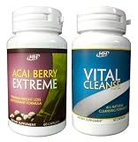 Acai Berry Extreme / Vital Cleanse Colon Cleanse Set - Powerful Weight Loss Diet Pill Combination
