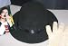 Billie Jean Style Michael Jackson Costume Fedora Hat (Size Medium) and with Costume Sequin Sequined Glove and Collectible Photograph