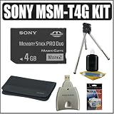 Sony MSM-T4G 4GB Memory Stick Pro Duo Plus Accessory Kit