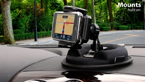 Naztech Universal Dashboard and Window Mount for GPS iPhone MP3 Devices-Naztech