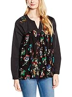 Peace & Love Blusa (Negro)