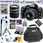 Olympus E520 IS 10MP Digital SLR Camera W/14-42mm & 40-150mm + 4GB DLX Accessory Kit