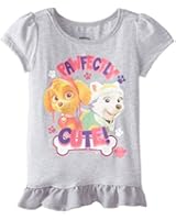 Nickelodeon Girls' Paw Patrol Group Girl Short-Sleeve Top