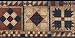 Blue Patchwork Quilt Wallpaper Border