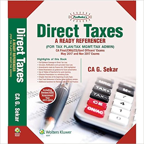 Direct Taxes book for CA Final