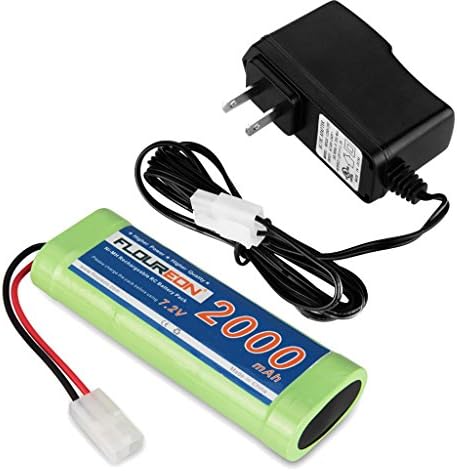 NiMH Battery Pack 7.2V 2000mAh Tamiya for RC Car Truck Truggy RC Hobby + Charger