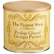 The Peanut Shop of Williamsburg Sweet Georgia Pecans with Buttery Brown Sugar Glaze, 10-Ounce Tins (Pack of 2)