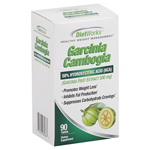 DietWorks Garcinia Cambogia, 500 mg, Tablets, 90 tablets