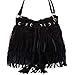 Zeagoo Womens Faux Suede Fringe Tassels Cross-body Shoulder Bag