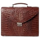 Croton Genuine Crocodile Attache Case