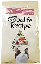 The Goodlife Recipe Salmon Dry Cat Food 6 lb