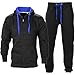 Mens Blue Contrast Tracksuit