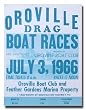 1966 Oroville Boat Drag Racing Program Poster Print