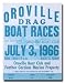 1966 Oroville Boat Drag Racing Program Poster Print