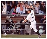 Jim Thome Chicago White Sox Autographed 8x10 Photograph with Happy Fathers Day Inscription