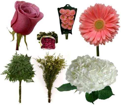 Fresh Cut Flowers - Mother's Garden- Do-it-yourself Combo Box (Wholesale Pack)