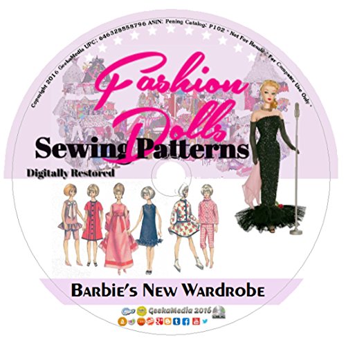 Barbie's New Wardrobe: Vintage Sewing Patterns P102