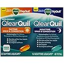 Vicks QlearQuil Day or Night Cold &amp; Allergy Sinus and Nasal Decongestant 48 Count