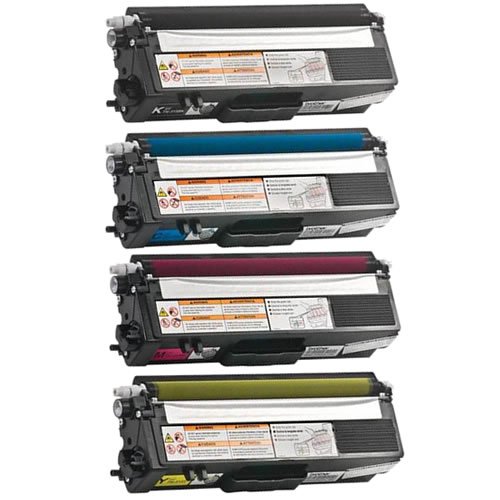 Do It Wiser Compatible Toner Cartridge Set Replacement For Brother HL-4140CN HL-4150CDN HL-4570CDW MFC-9460CDN MFC-9560CDW - TN315BK TN315C TN315M TN315Y - (Black Cyan Magenta Yellow - Black 6,000 Pages - Color 3,500 Pages)