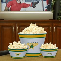 Dallas Stars Memory Company Team Melamine 3-Piece Bowl Set NHL Hockey Fan Shop Sports Team Merchandise