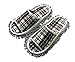 [Brown] Great Gift Hot Sale Item-Microfiber Magic Cleaning Slippers For Men US 8
