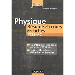 Physique R�sum� du cours en fiches PCSI-PC