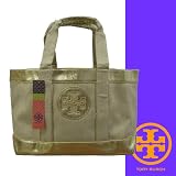 TORY BURCH（トリーバーチ）ショルダーバック　トートバック　ナイロン【並行輸入品】 (ゴールド)