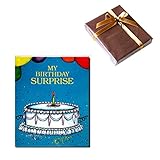 メモリアルギフト 名前入り絵本「びっくり誕生日（幼児・子供向き）」 通常大人ラッピング