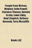 Produkt-Bild: People from McLean, Virginia: Colin Powell, Clarence Thomas, Antonin Scalia, Lewis Libby, Newt Gingrich, Anthony Kennedy, Terry McAuliffe