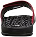 adidas Performance Men's Adissage 2.0 Stripes Athletic Sandal, Ray Red/Black/Black, 10 M US
