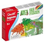 Quercetti - 13/2613 - Loisir Cr&eacute;atif - Pochoirs Dinosaures