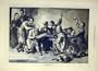 1872 Budget Discussion Downard Sketch Old Print
