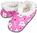 Snoozies! I Heart Cats Women's Sherpa Footcoverings - Small