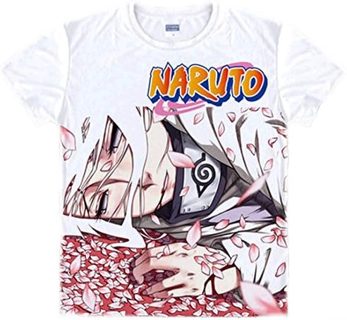 Naruto Shippuden T shirt New (XL (US L), White C)