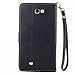 Note 2,Galaxy Note 2,Note 2 CasesGalaxy Note 2 Cases,Samsung Galaxy Note 2 Flip Cover,Kaseberry 0001 New Fashion Beautiful ID Card PU leathe Case and Wallet Design for Samsung Galaxy Note 2 II,Black