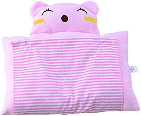 Gleekoo Blue / Green / Red / Lovely Cat Pattern Design Baby Positioner Pillows for sleep , Prevent Flat Head With Natural Organic Soft Cotton Protective Sleeping Pillow for Newborn Gifts