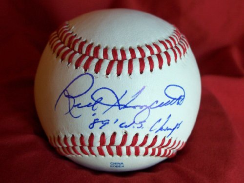 Oakland Athletics Rick Honeycutt Autographed ROLB Baseball with 