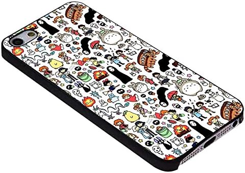 Studio Ghibli Character Doodles For iPhone Case (iPhone 5c black)