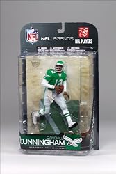Randall Cunningham Philadelphia Eagles Quarterback Football Action Figure by McFarlane Toys NFL Legends series 5