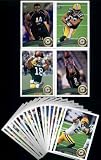 2011 Topps Green Bay Packers Complete Team Set of 21 cards (in protective 4-pocket notebook) including Aaron Rodgers, Kuhn, Woodson, Tramon Williams, Matthews, Randall Cobb RC, Sherrod RC, Green RC, DJ Williams RC and more!